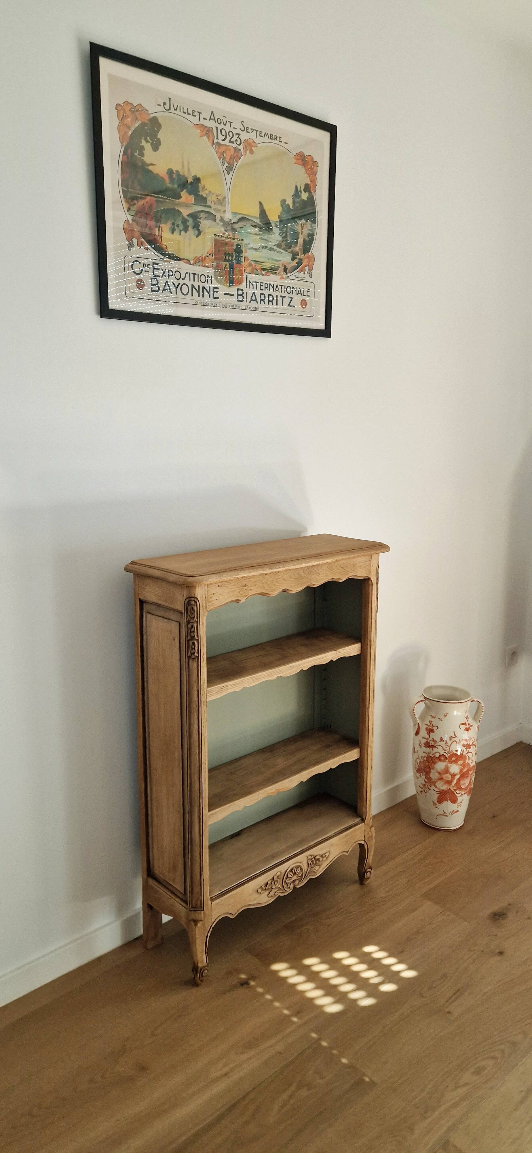Bibus vintage oak bookcase