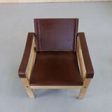 Vintage Lounge Set Leather Escriba Brazil