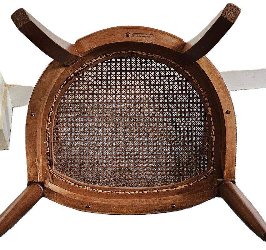 Fauteuil Gondole Assise Cannée