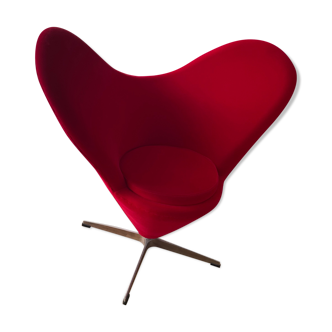 Panton Heart cone armchair