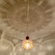 1 of 2 Large Bubble Glass Pendant Lamps by Helena Tynell for Glashütte Limb