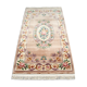 Pink chinese rug in wool 122x235cm