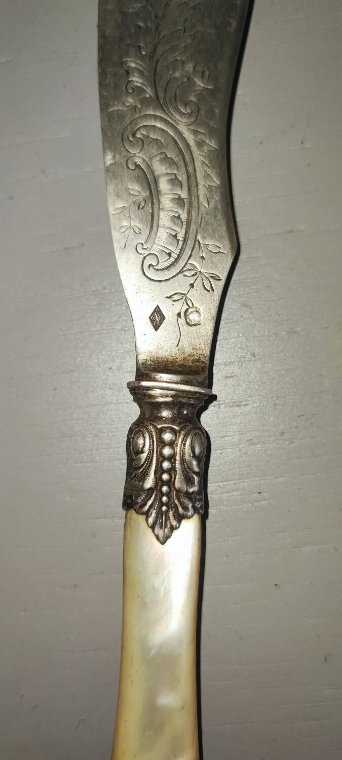 Silver butter knife