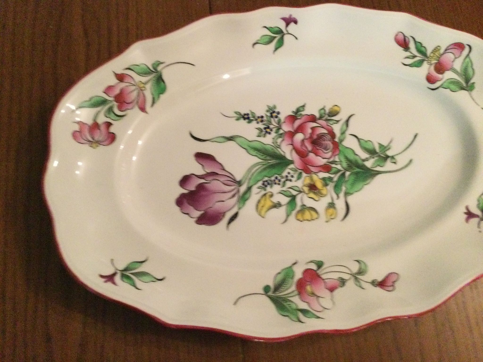 Lunéville porcelain serving dish