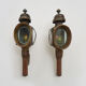 Pair of vintage wall lamps carriage lanterns, cab, electrified lanterns. Year 20 30
