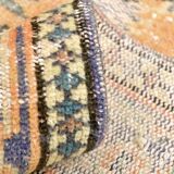 5x8 Mustard & Yellow Bordered Vintage Rug, 160x255Cm