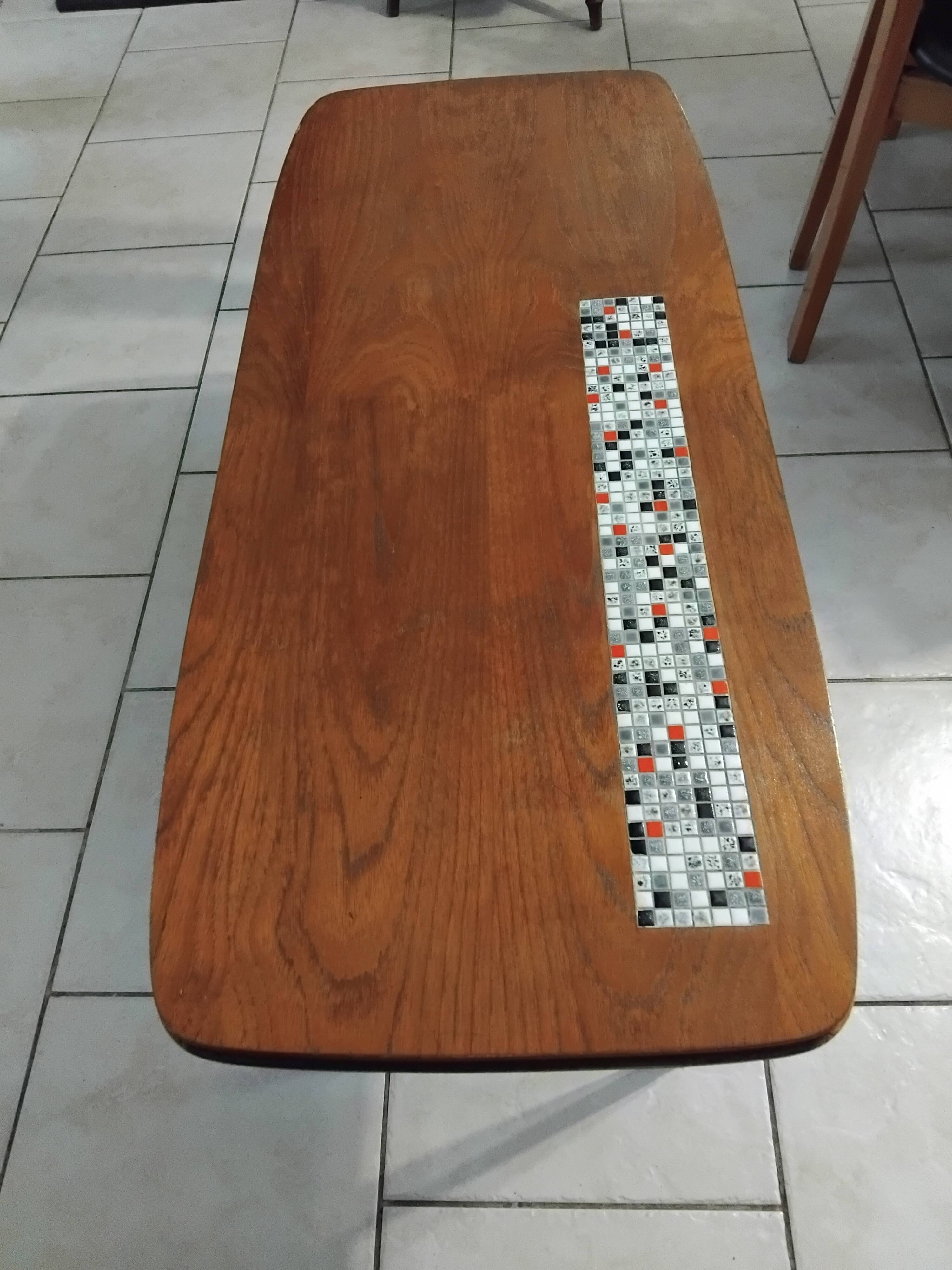 Vintage coffee table from the 1950s design.