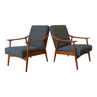 Pair of Mid-Century Armchairs 70s.