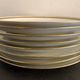 8 flat porcelain plates from Limoges Bernardaud, gilded Greek decoration, twentieth century