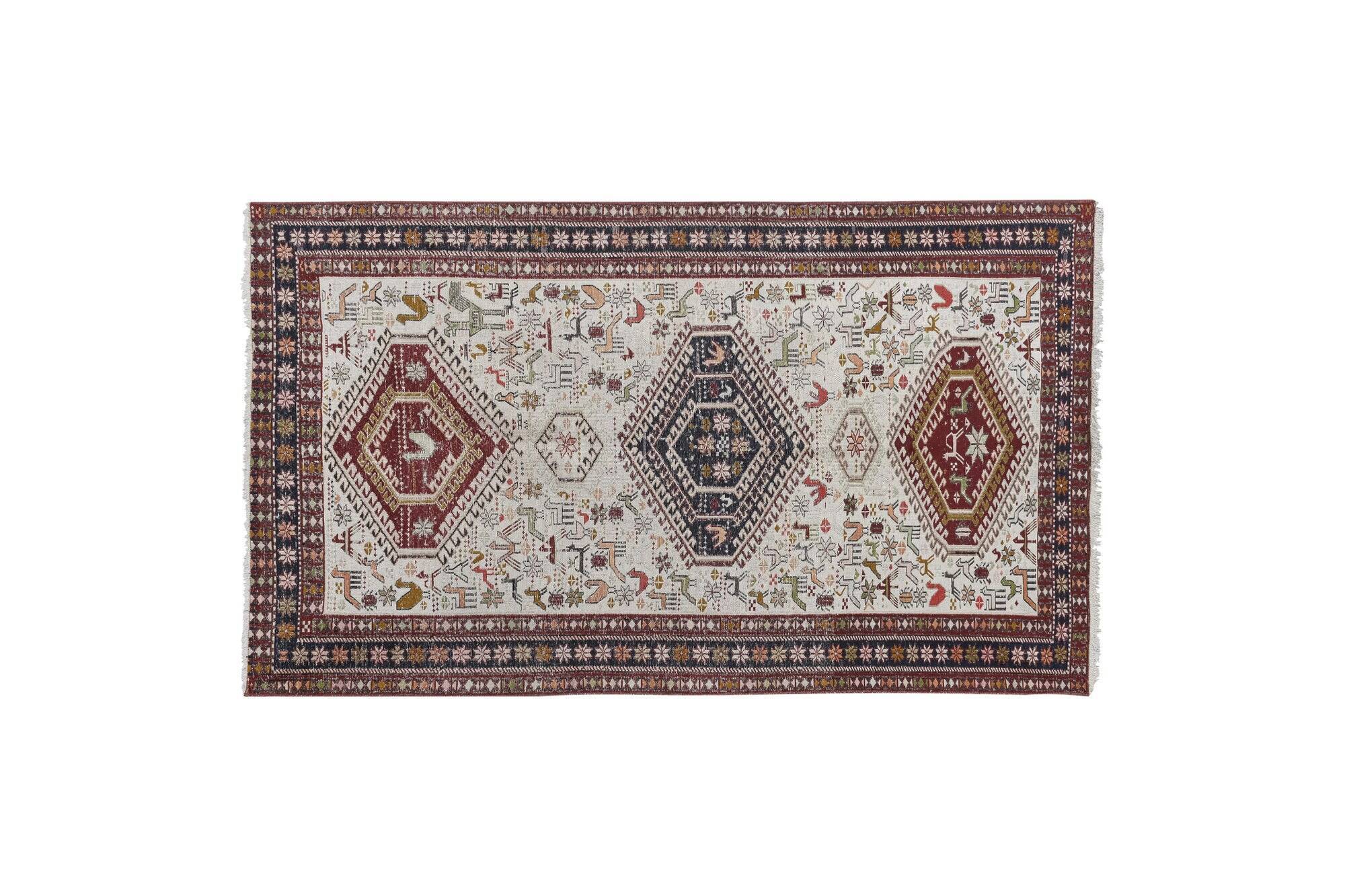 Vintage Turkish kilim handwoven 107x186 cm
