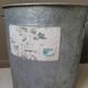 Bassine vintage en zinc