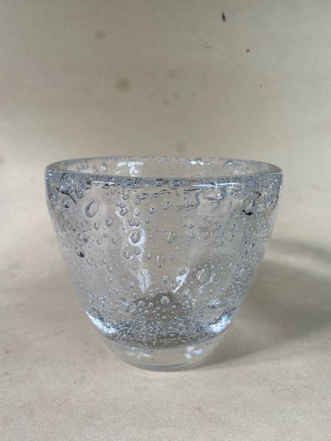 Daum Nancy France, bubble vase, circa 1930