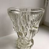 Art deco crystal vase 30s