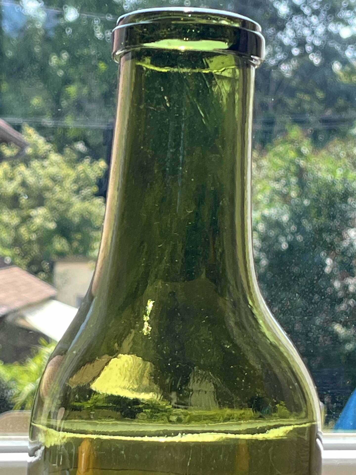 Set of 4 vintage bottle vases