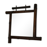Square bamboo mirror