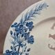 Antique plate Terre de Fer Clairefontaine Marine model