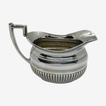 Silver metal milk pot