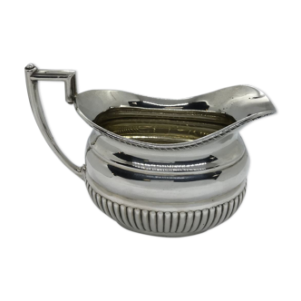 Silver metal milk pot