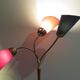 Lampadaire 1950 avec 3 abat-jours colorés
