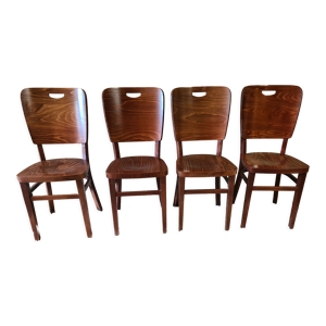 set de 4 chaises bistrot