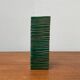 Minimalist block vase in Italian pottery from the mid-century by Bitossi, 1960s.