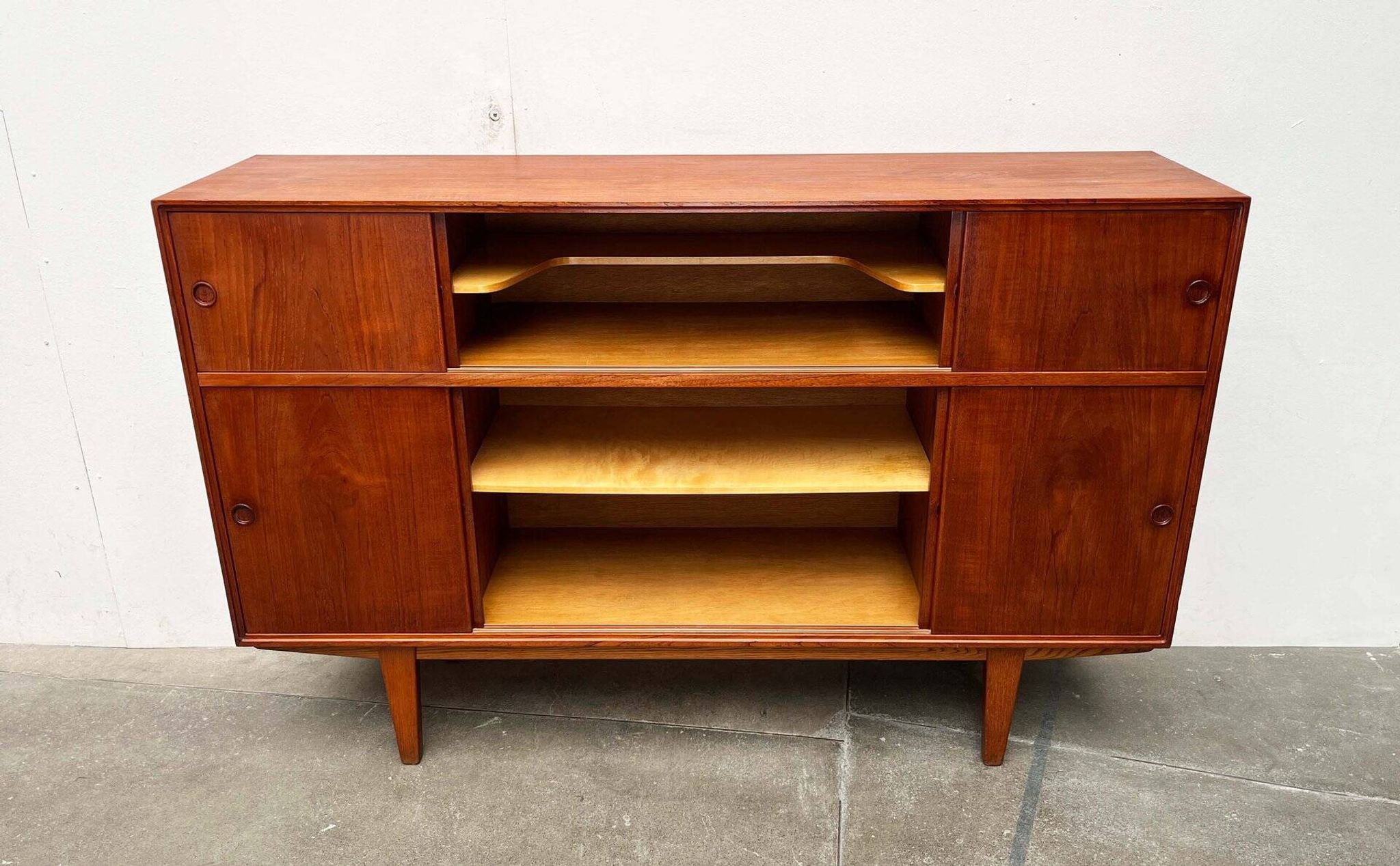 Modern Danish mid-century enfilade, teak, 1960s