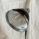 Vintage flexible desk lamp in black and chrome metal