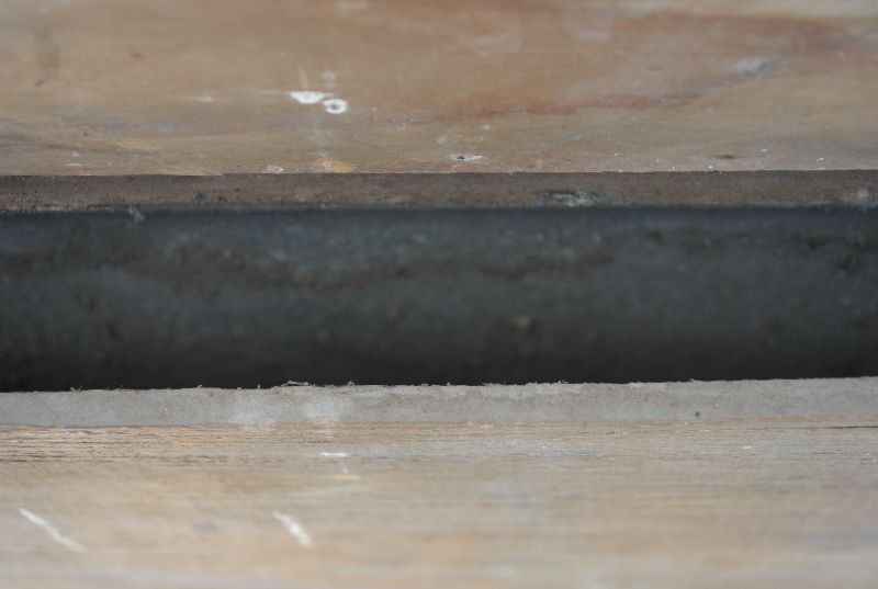 Mirror in gold stucco and glass mercury 91x126cm