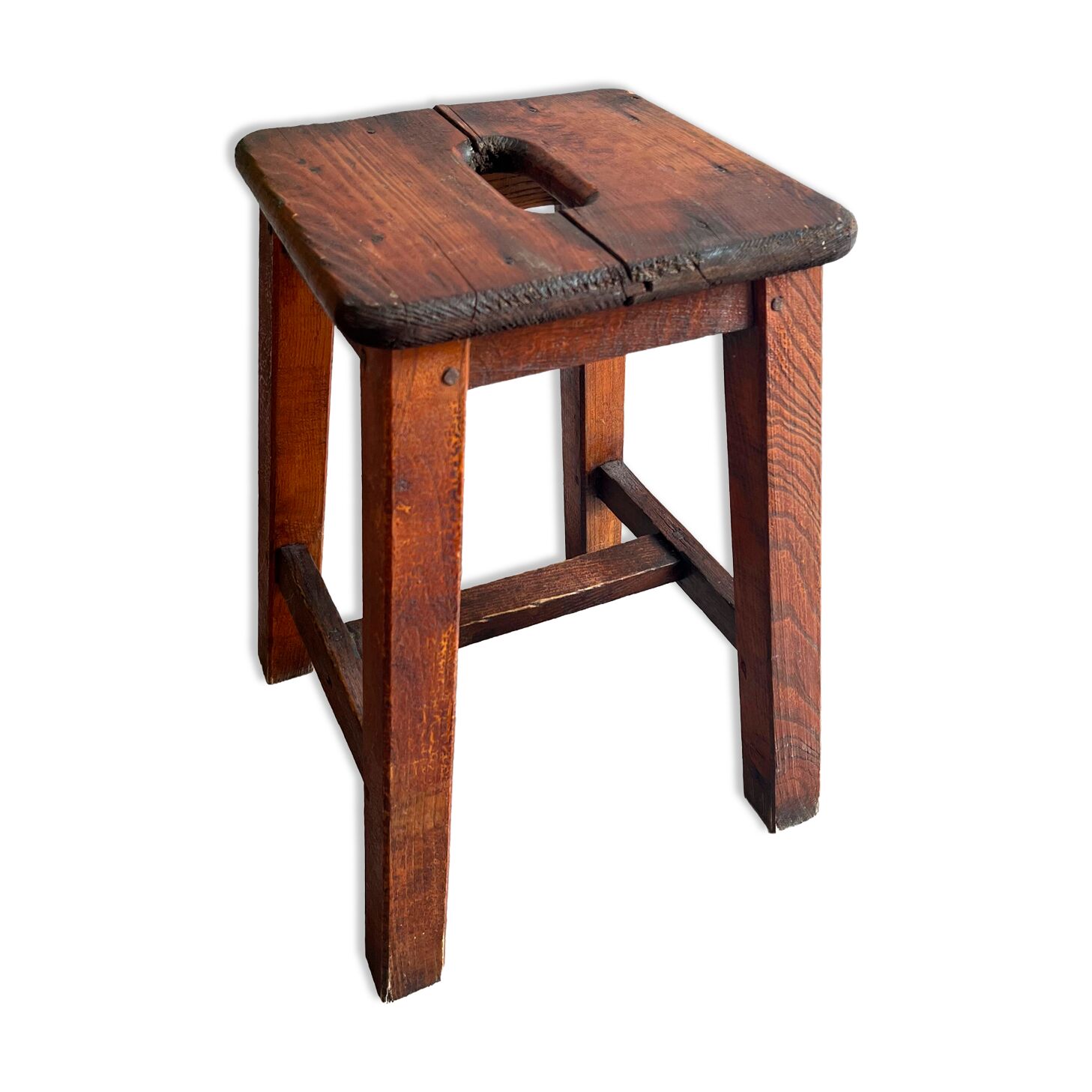 Tabouret d’atelier en bois
