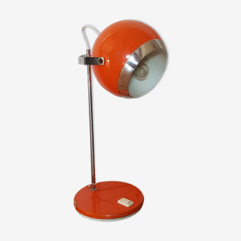 Orange eyeball lamp