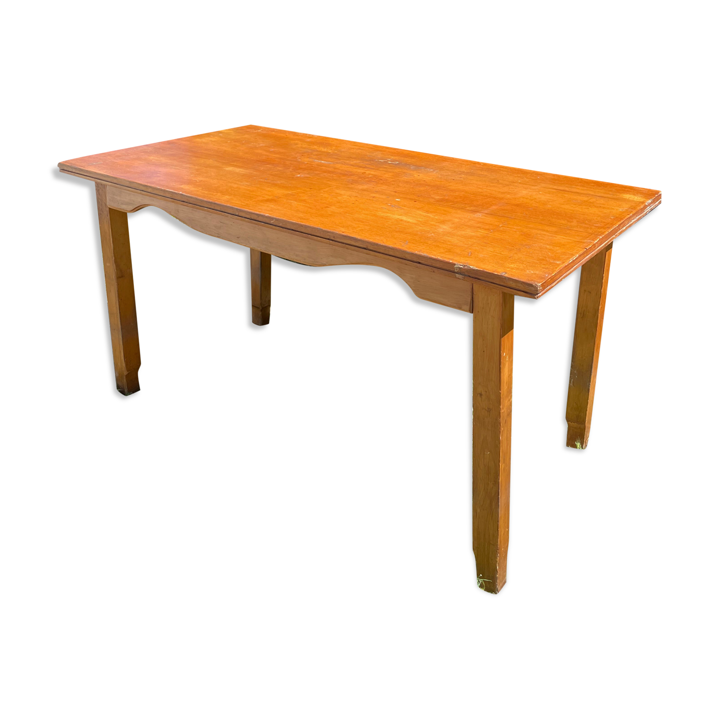 Vintage wooden dining table