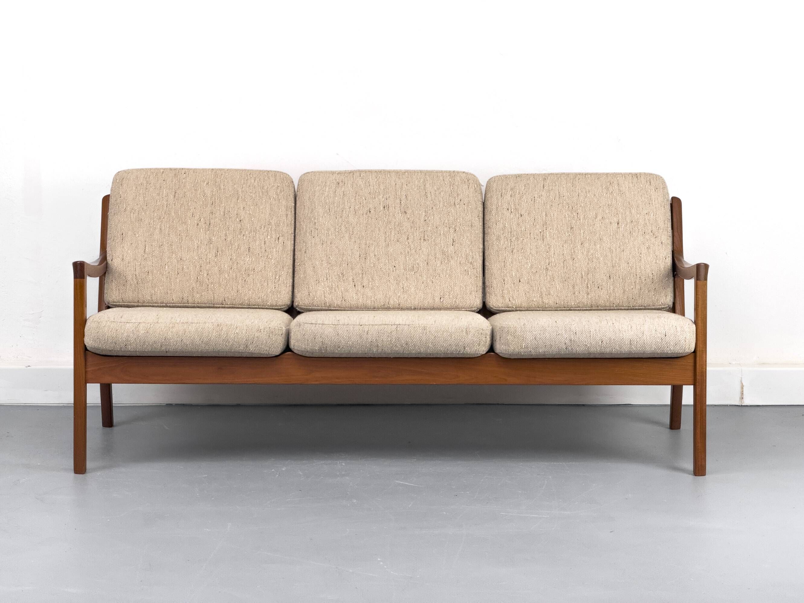 3-Seater Senator Sofa in Teak by Ole Wanscher for Cado, 1975