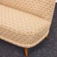 Ensemble canapé et fauteuil cocktail suédois, années 1950 – Dossier courbé