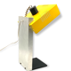 Space age yellow cubic table lamp, Italy 1970s
