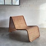Rattan easy chair 'Hestra', Ikea, Sweden. After P3 Tito Agnoli, 80's
