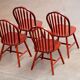 Série de 4 chaises scandinaves vintages