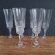 6 Luminarc Emperor champagne flutes from the 1970s