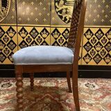Set of 6 Restoration period "Chapelet" chairs