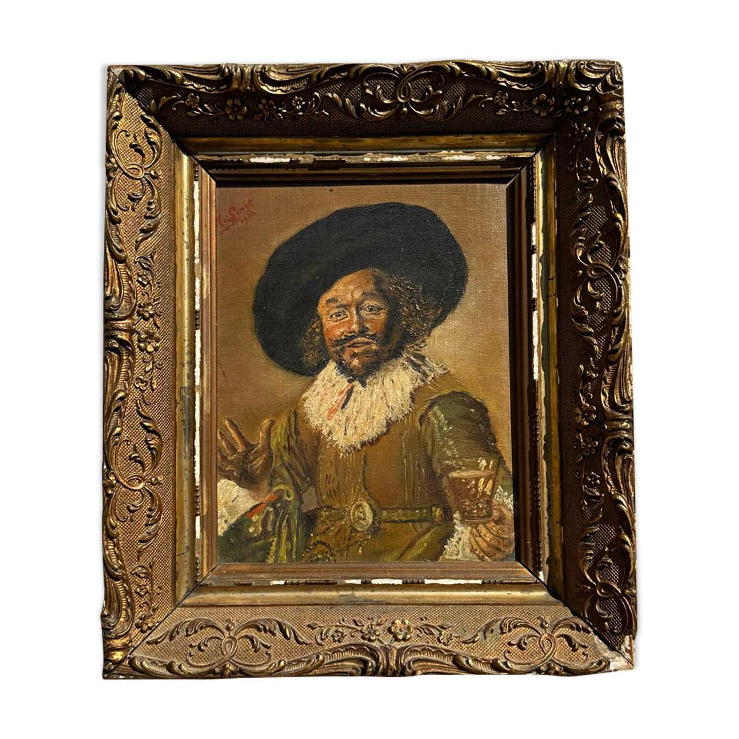 Painting signed M.Sinet