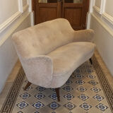 Sofa sofa bow vintage 50/60s design organic