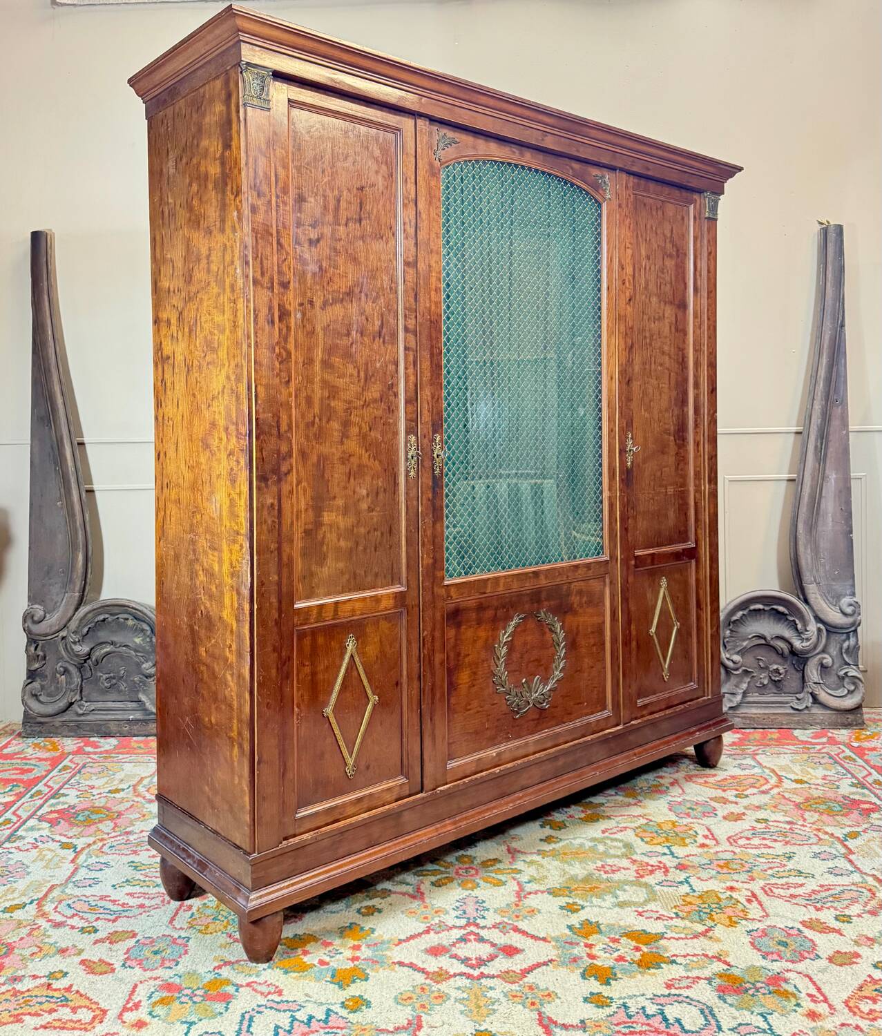19th Century Directoire Style Mahogany Bookcase
