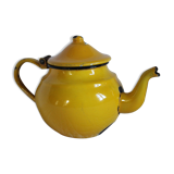 Ancient enamelled teapot
