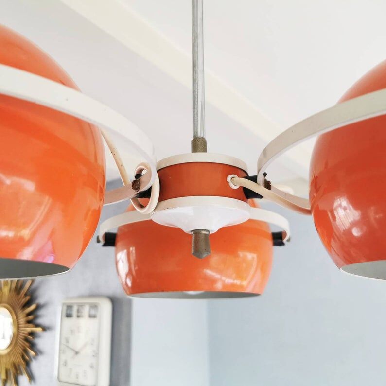 Vintage orange 70s suspension