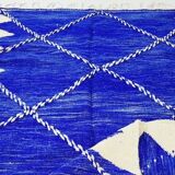 Berberbohemian handmade wool rug 250 X 150 CM