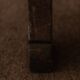 Vintage wooden pedestal plant stand
