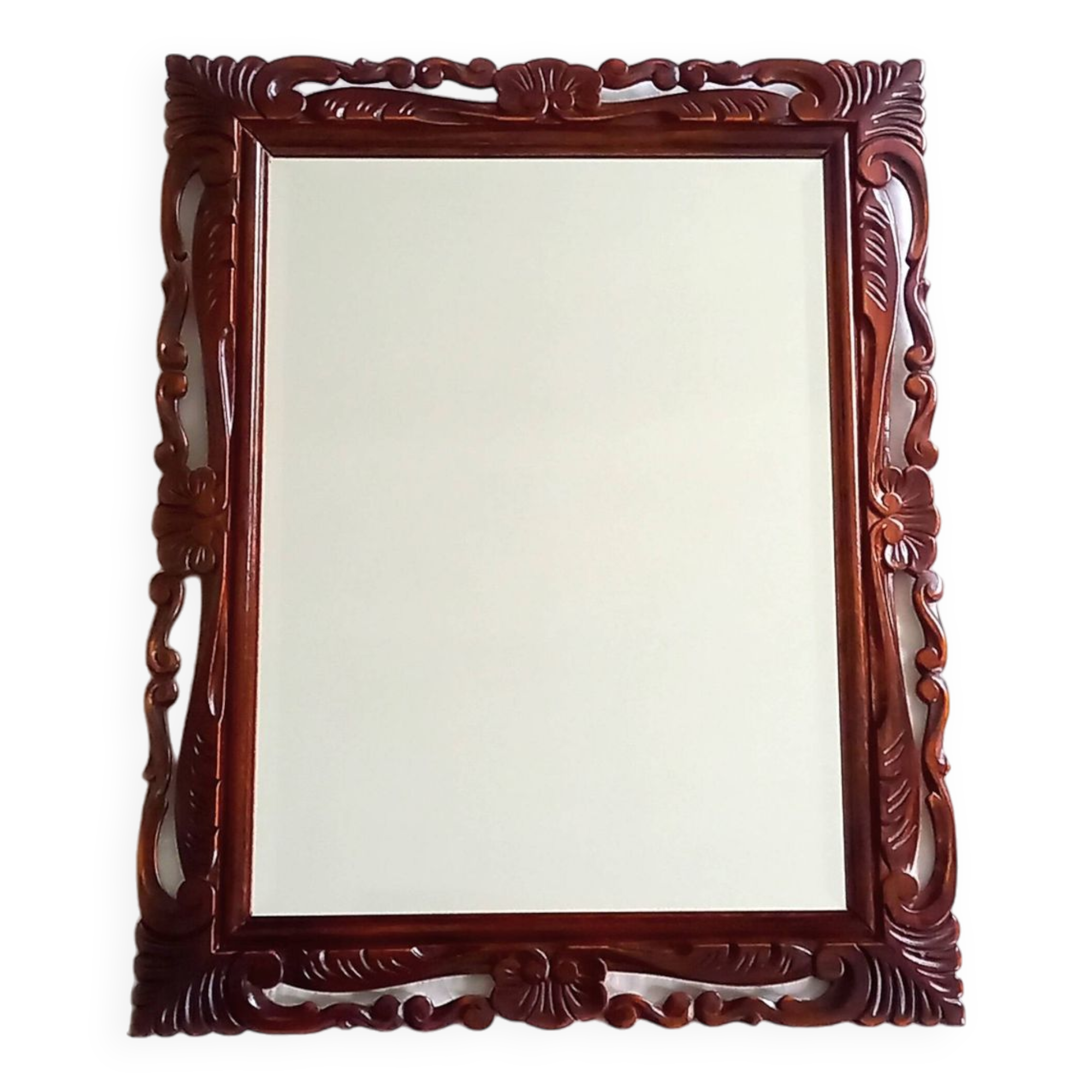 Large carved mirror neobaroque style