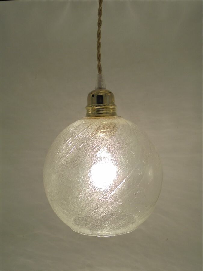 Bubble glass pendant light