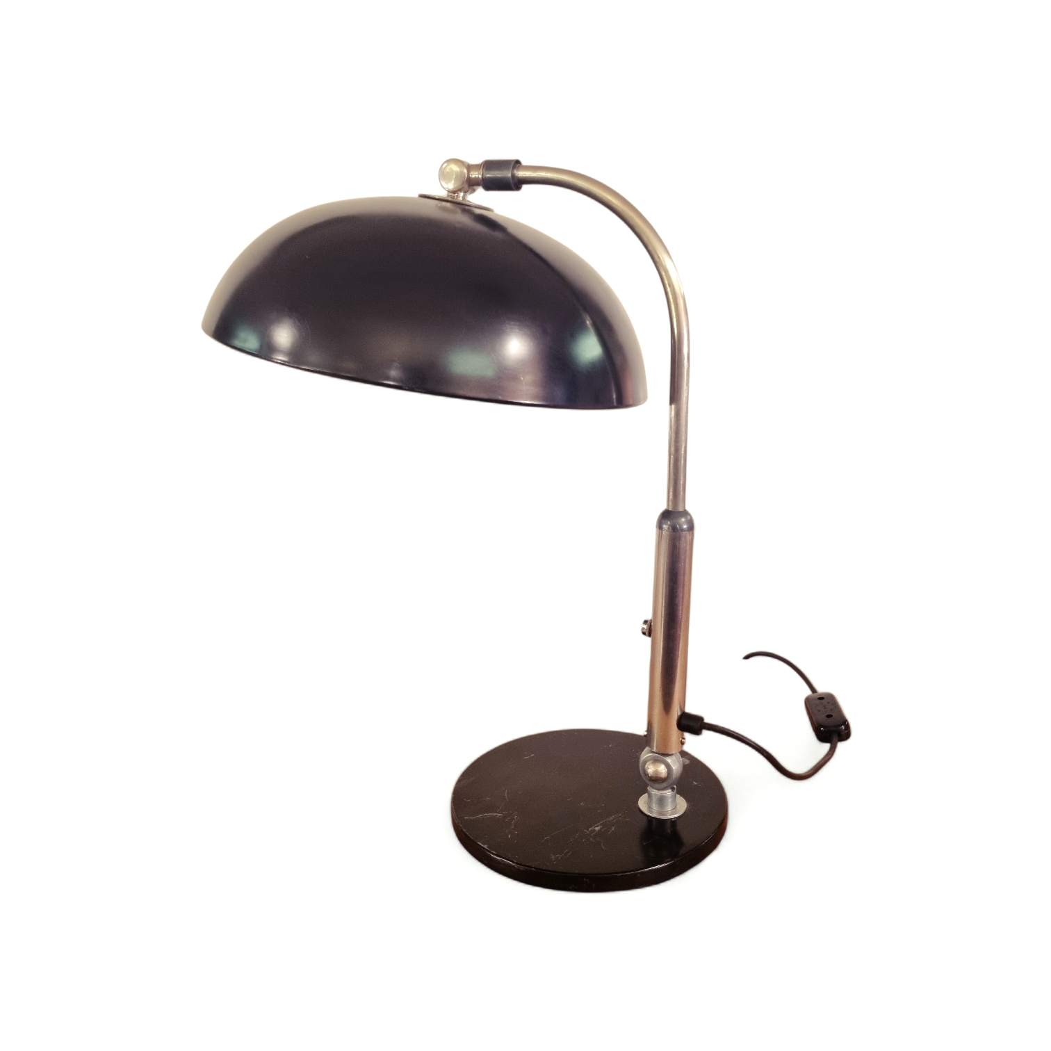 Black desk lamp – Busquets model 144 for Hala Zeist | Vintage design lamp