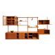 Danish teak wall unit by Kai Kristiansen for Feldballes Møbelfabrik