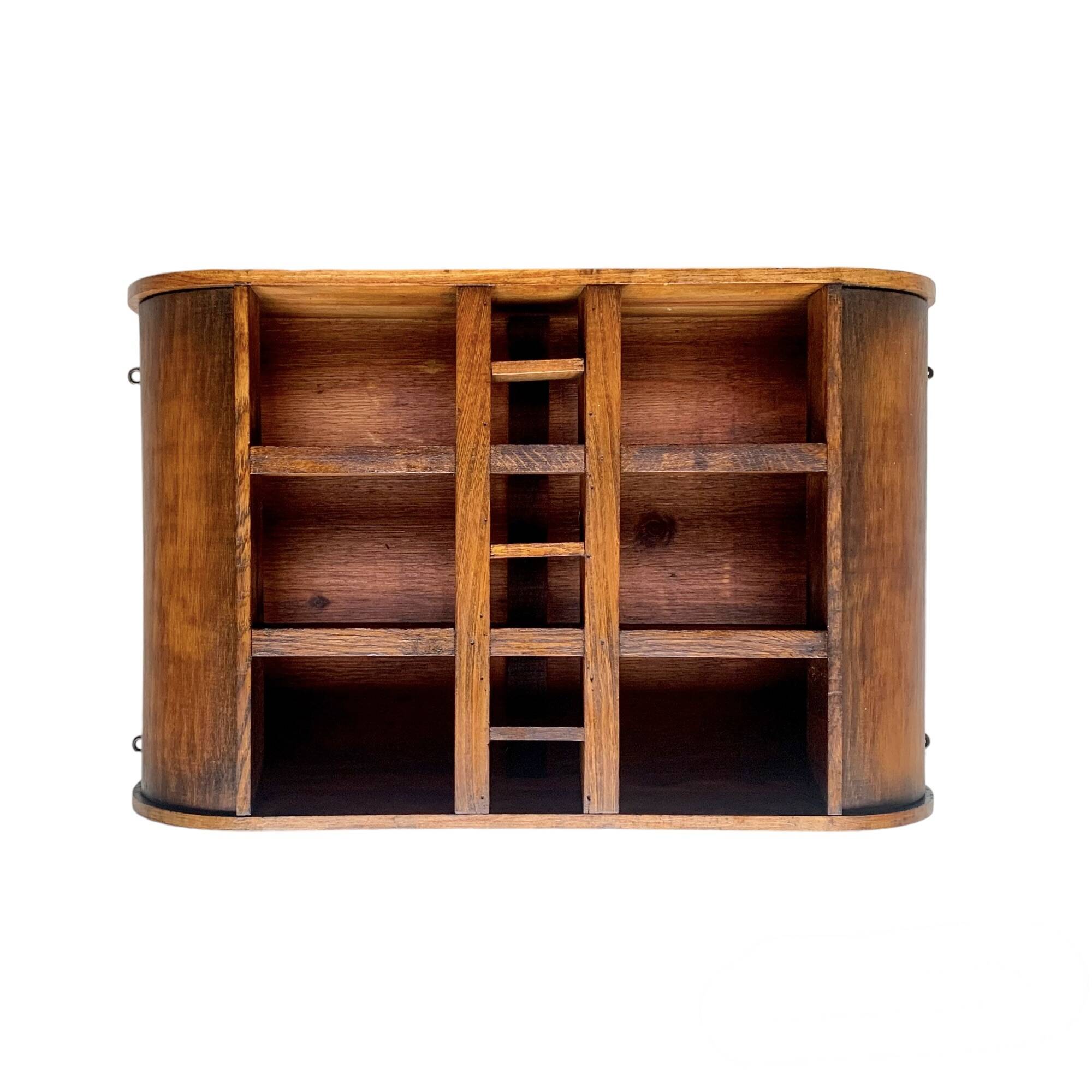 Art Deco wall spice rack